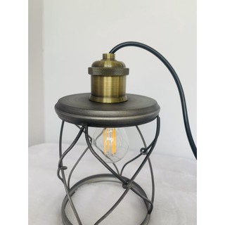 ĐÈN LỒNG TRANG TRÍ TREO THẢ KIỂU VINTAGE ( TẶNG KÈM BÓNG )