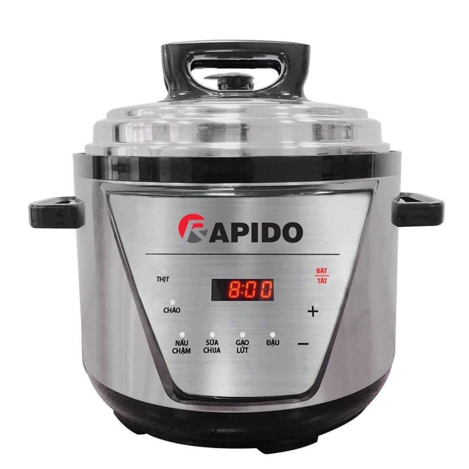 Nồi áp suất điện đa năng Rapido RPC900-D 5L. Hàng chính hãng bảo hành 12 tháng