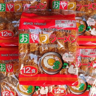 Mì gói mini chiên tẩm gia vị gà Snack Noodle Nhật Bản 12 gói nhỏ