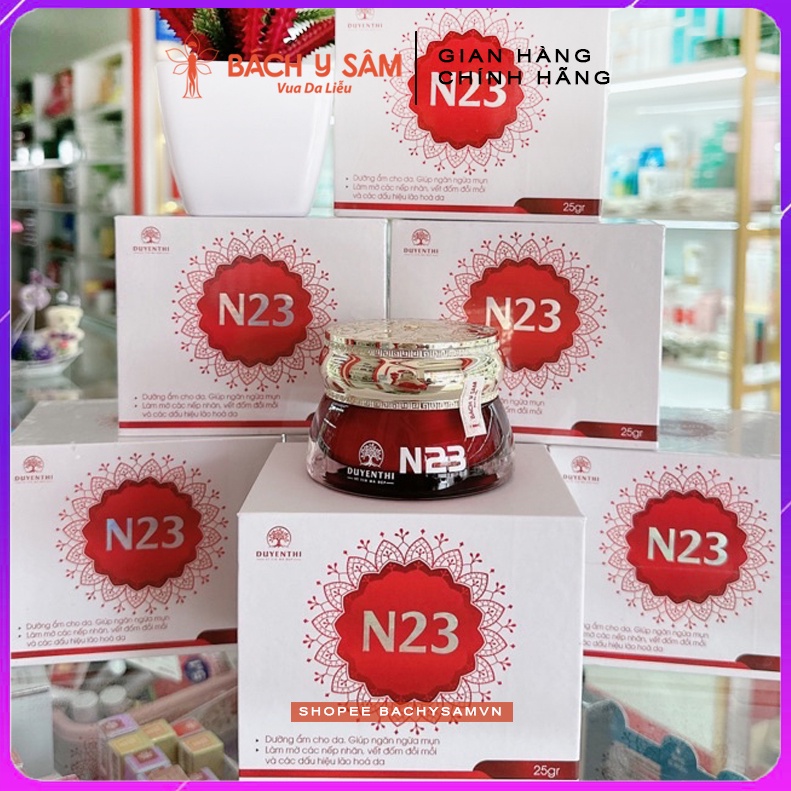 N23 Duyên Thị Bách Y Sâm - Mẫu Mới Của Kem Dưỡng Trắng Da Bạch Khiết Hương