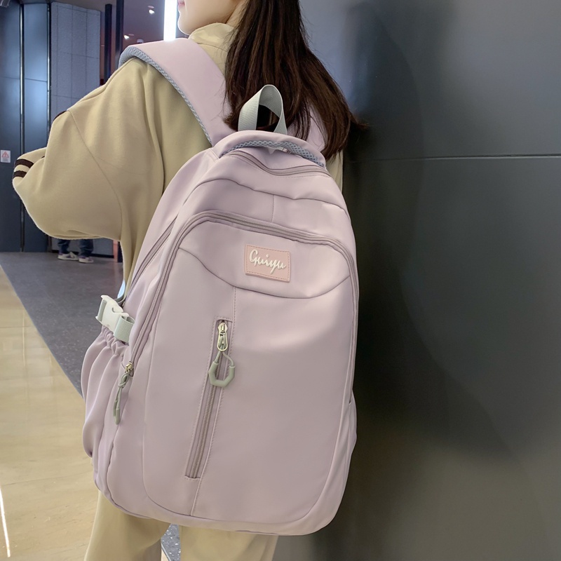 Balo PRETTYZYS sức chứa lớn phong cách Hàn Quốc 2023 cho nữ/ vị thanh niên 15.6 inch