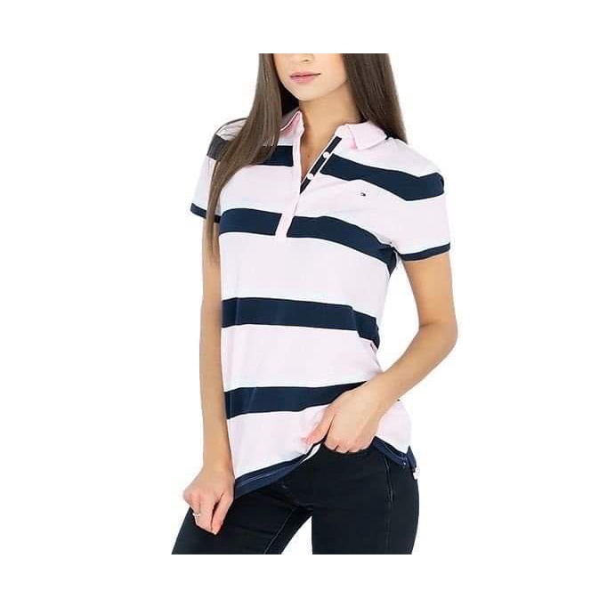 ÁO THUN POLO NỮ TOMMY HILFIGER Heritage Short Sleev