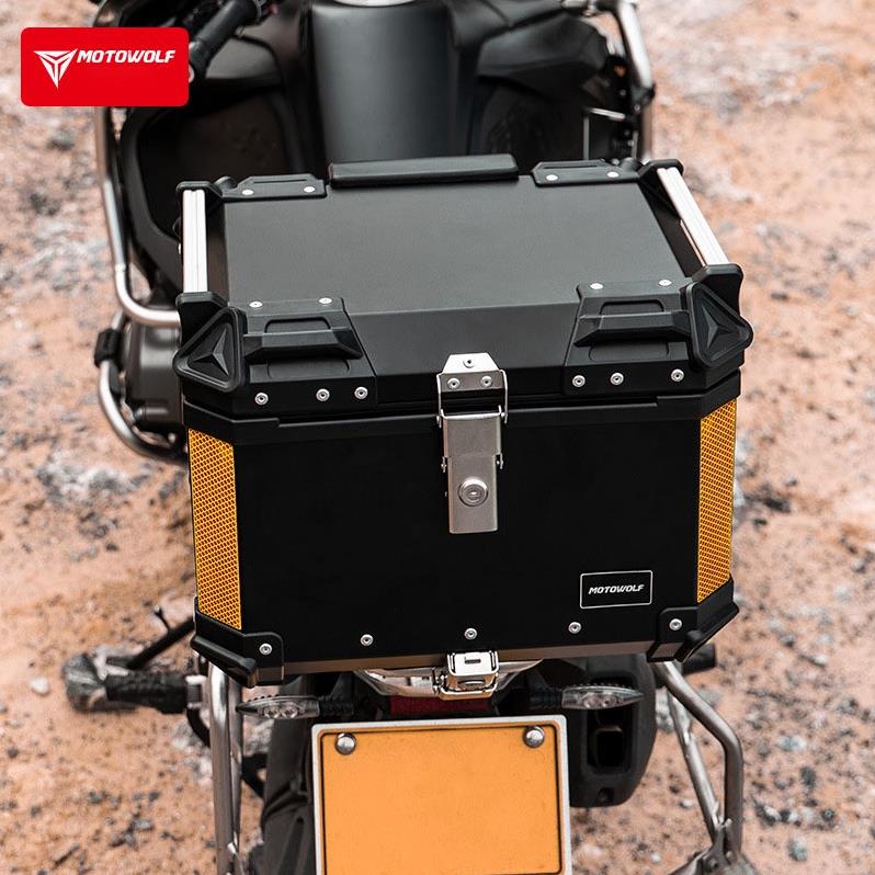 Thùng nhôm 35L 45L 50L MOTOWOLF chính hãng - Top box motocycle