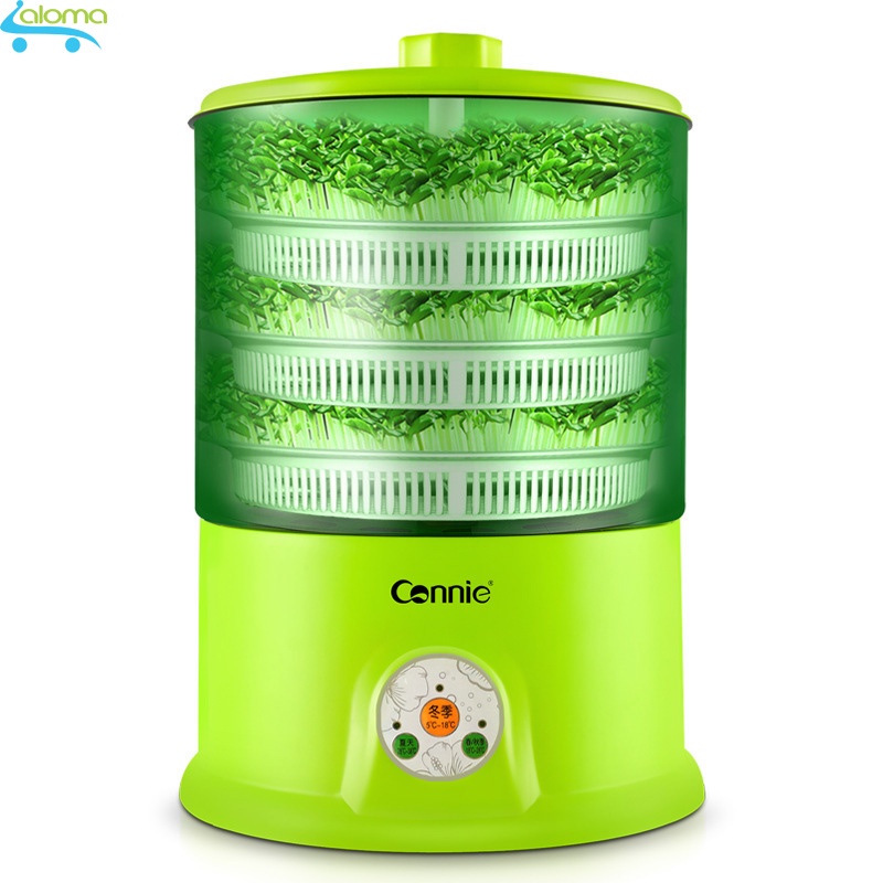 Máy làm giá đỗ gieo mầm tự động bằng điện 3 tầng Connie A323B