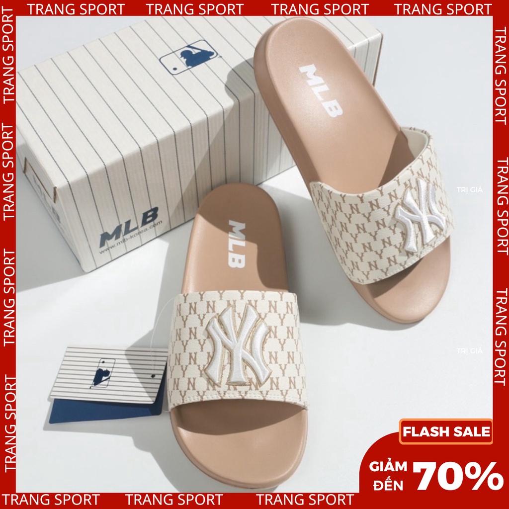 Dép 𝐌𝐋𝐁 quai ngang SIÊU CẤP unisex nam nữ tặng hộp phối màu siêu đỉnh