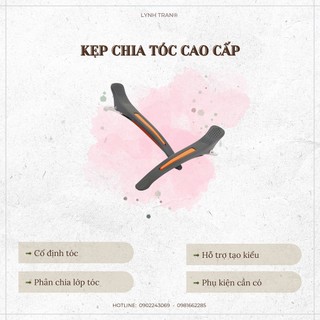 Kẹp phân chia tóc tạo kiểu phụ kiện làm tóc