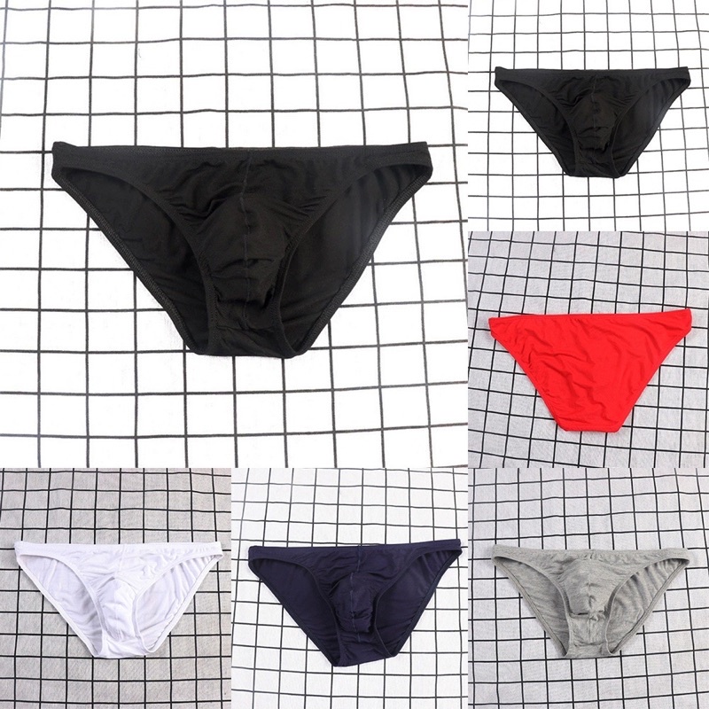 Quần lót nam tam giác bikini thun cotton size M-XL