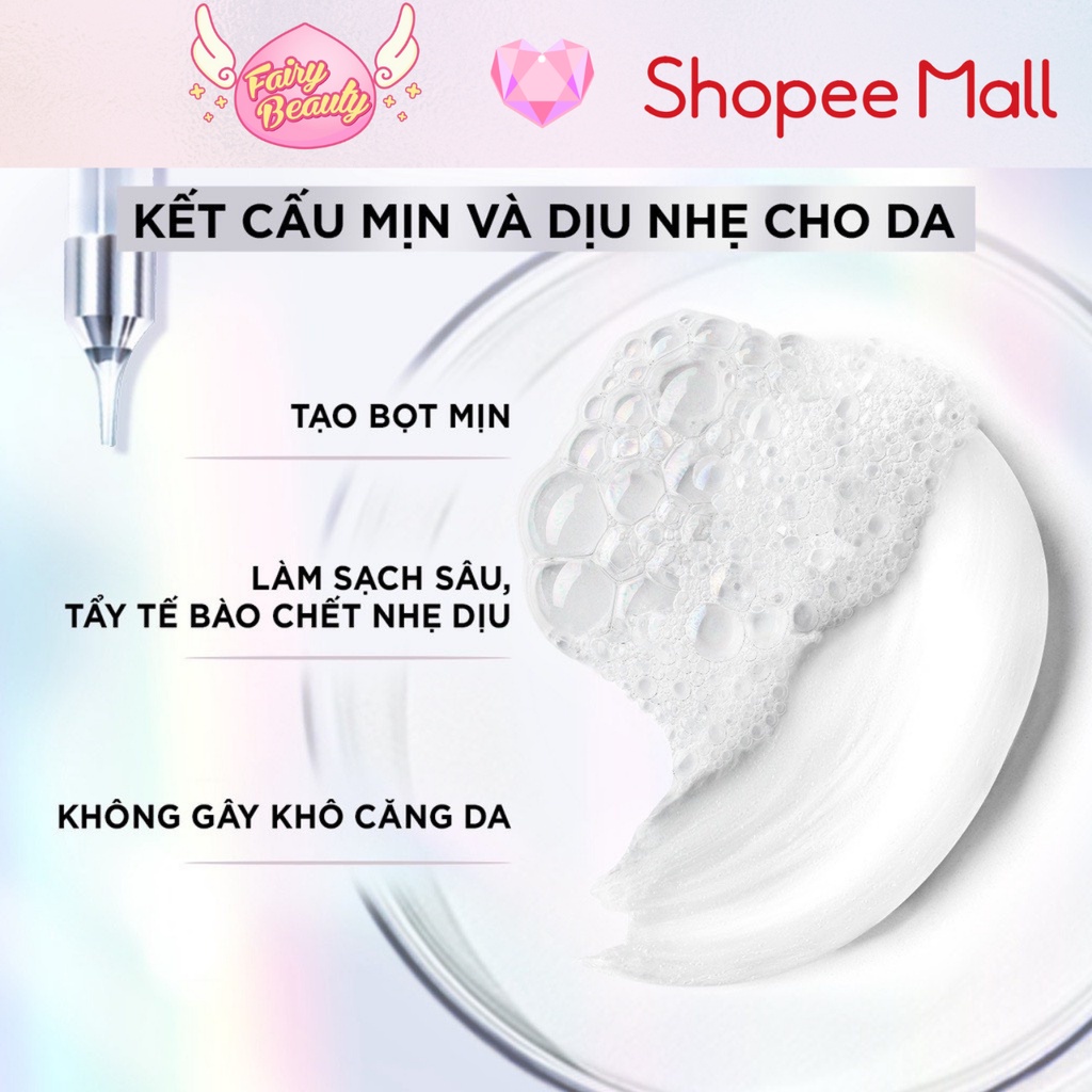 [L'OREAL PARIS] Sữa Rửa Mặt AHA - BHA Làm Sạch Sâu Giúp Sáng Da Và Mờ Thâm Nám Mềm Mịn Glycolic Bright 100ml