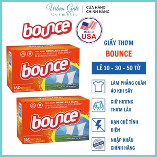 Giấy thơm mỹ bounce outdoor fresh 160 tờ - giấy nến thơm quần áo