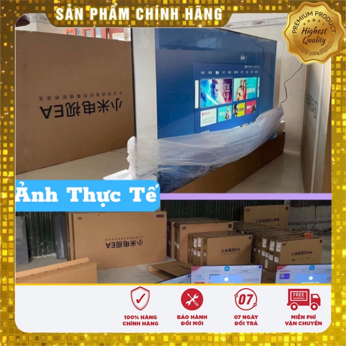 Tivi Xiaomi EA 43 55 65 75 inch Màn Hình 4k Android TV giao nhanh