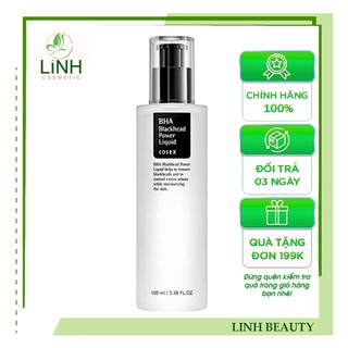 Tẩy da chết cosrx bha blackhead power liquid giảm mụn đầu đen, mụn ẩn, lỗ chân lông to