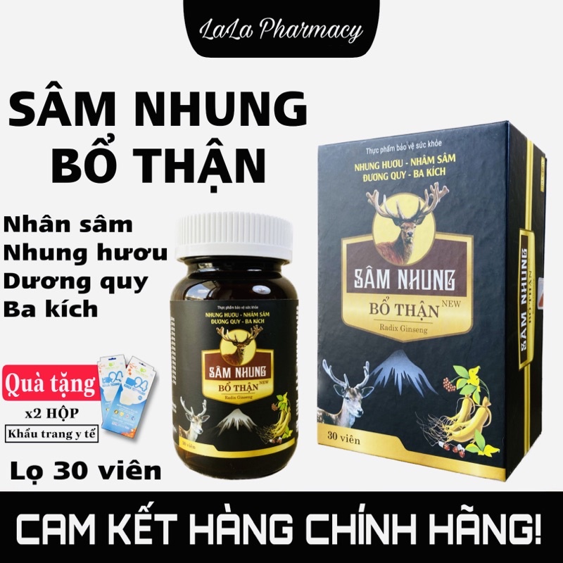 Sâm nhung bổ thận - tăng cường chức năng thận - cải thiện sinh lý nam