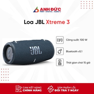 Loa Bluetooth JBL Xtreme 3 - Loa Di Động Chống Thấm Nước Chuẩn IP67 - Bảo hành 12 tháng toàn quốc.