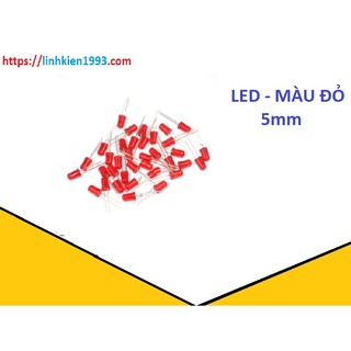 [ 10 CON ] Led đỏ 5mm RES