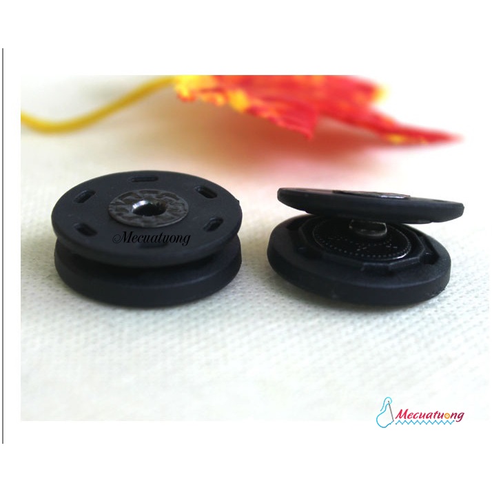 Sét 5 bộ khuy nút cúc chụp ẩn phía trong tròn dùng cho áo khoác áo gió áo len áo sơ mi váy đầm các loại