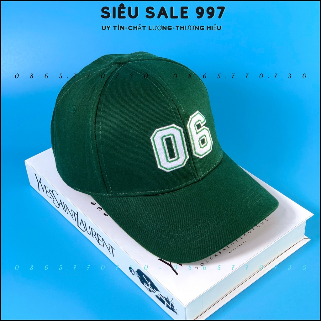 MŨ LƯỠI TRAI 06 - NÓN KẾT THÊU SỐ 06 HOT HIT THỜI TRANG CAO CẤP NHIỀU MÀU FORM CHUẨN ĐẸP