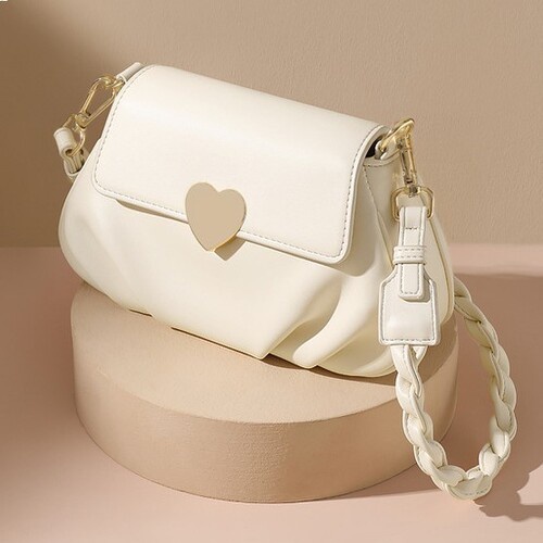 Túi xách đeo chéo công sở mini, cầm tay nữ da Pu họa tiết trẻ trung