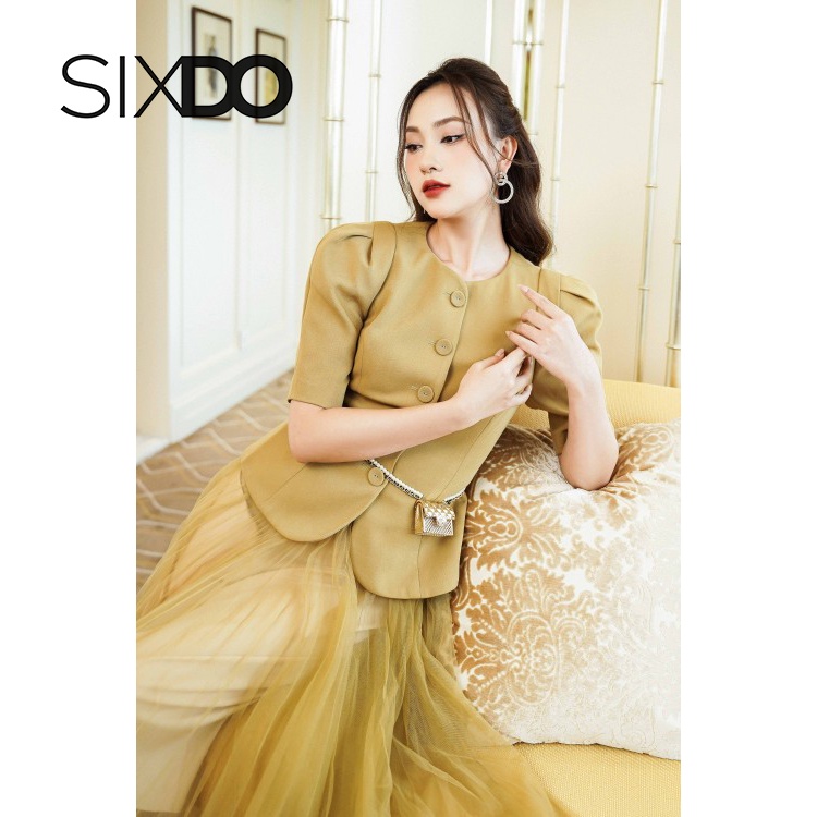 Áo vest nữ tay bồng thời trang SIXDO