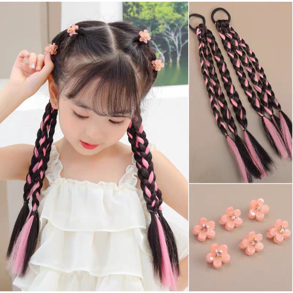 Tóc Giả Tết 3 Mix Light Phong Cách Hàn Quốc Dành Cho Bé Gái  MyBaby