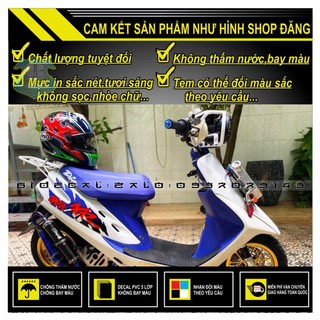 Tem rời dio zx mẫu din phối trắng xanh