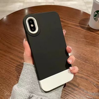 Ốp Điện Thoại Trong Suốt Viền Màu Trơn Thời Trang Chống Rơi Cho Iphone 7Plus 8Plus XR X XS Max 11 12 Pro Max