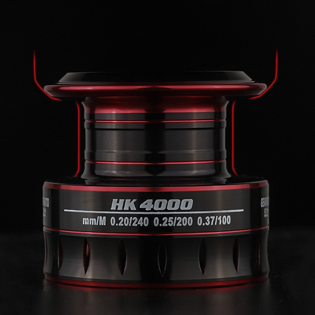 Máy câu - Máy câu cá kim loại HK2000-7000 dùng câu lure-Tay cầm kim loại