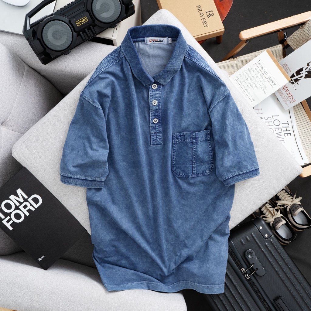 Áo Thun Nam Polo Bigsize Braboy Vải Cotton 4 chiều Xuất Xịn form Châu Âu, size 2XL, 3XL, 4XL, 5XL - Bravery