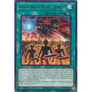 Thẻ Bài Yugioh Battle Royal Mode - Joining - MAZE-EN026 - Rare 1st Edition