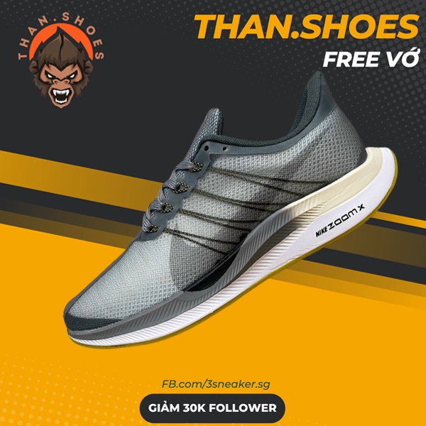 Giày Zoom X Pegasus 35 Turbo 2.0 Atmosphere Grey, Zoom X 35 xám - Than.Shoes