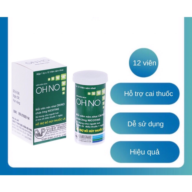 ✅( chính hãng) OHNO Viên Nhai hỗ trợ Cai Thuốc lá