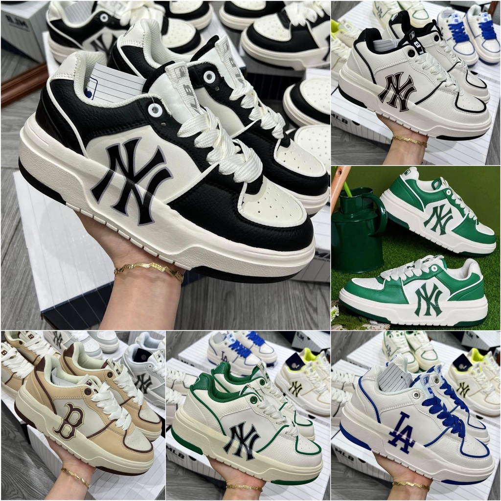 Giày MLB Nam Nữ, Giày MLB Chunky Các màu độn đế cao cấp size 36_43 bản đẹp-shopgiaypt