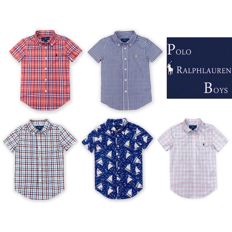 Áo sơ mi cộc tay bé trai, Polo
