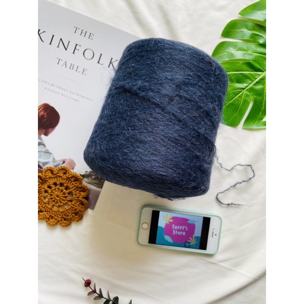 Len Mohair - Cỡ sợi ~ 1.5mm - Len sợi Thu Đông