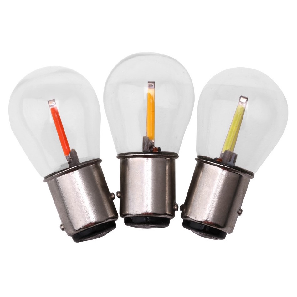 Bóng Đèn Led Xi Nhan, Đèn Phanh Bằng LED Kiểu Dây Tóc Chân 1156, 1157 BAY15D, BAU15S, PY21W