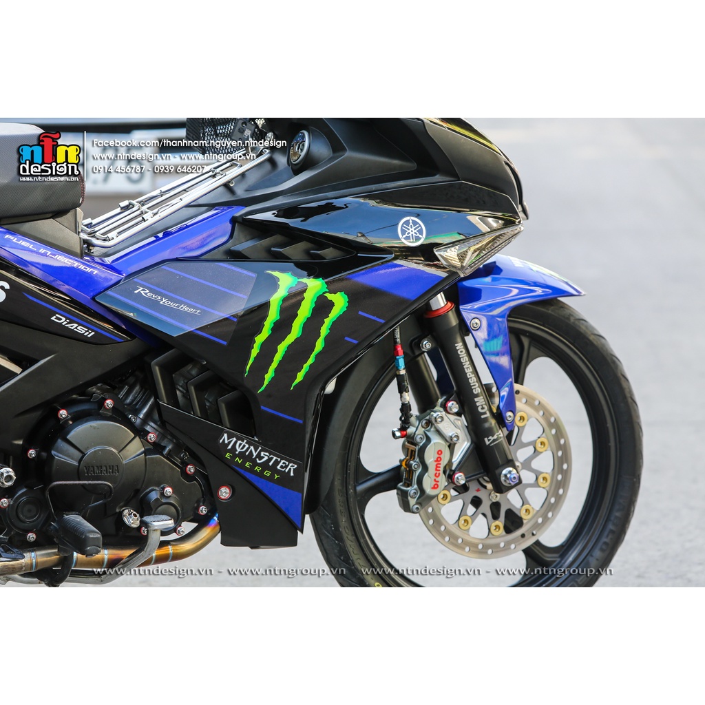 Tem Exciter 150 - mẫu Monter - in máy MUTOH