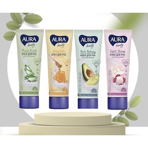 Kem Tay Aura Beauty Làm Mềm Da Tay Chân Giảm Nứt Nẻ Beauty Cream Nga