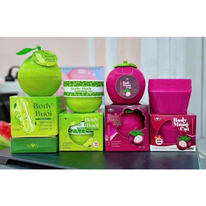 Body măng cụt- mua 1 tặng 1 hũ + 1 thẻ cào- trắng sáng sau 7-10 ngày sử dụng, cô tiên miền Tây, SON GROUP