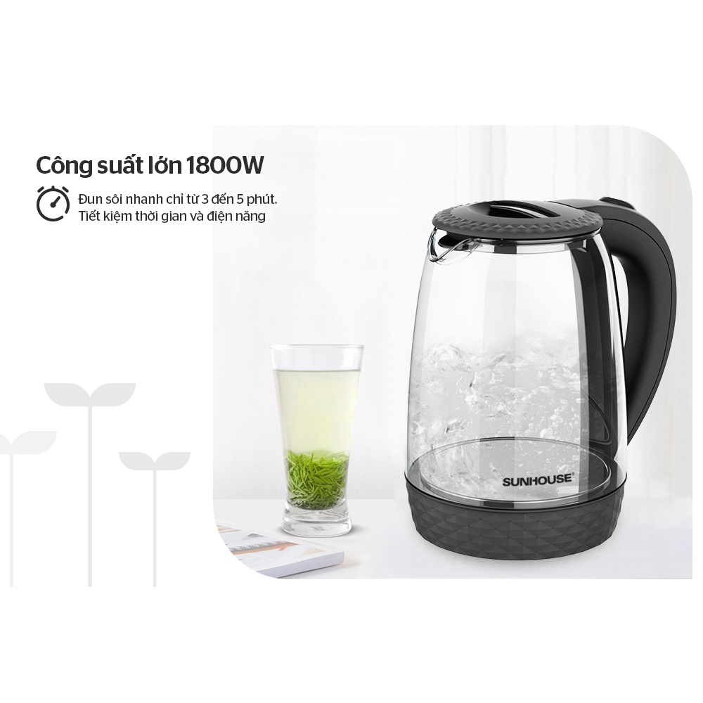 Ấm siêu tốc Sunhouse SHD1215B