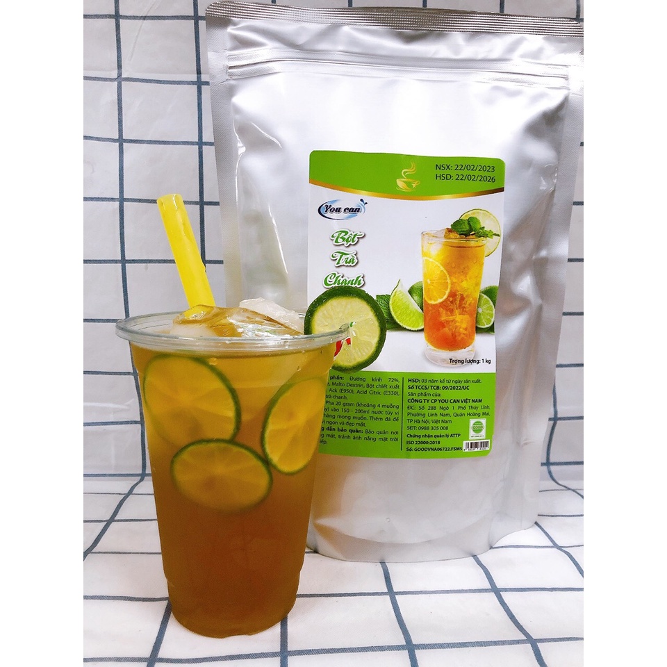 BỘT TRÀ CHANH UC HOÀ TAN TÚI 1KG