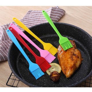 Chổi sillicon quét dầu ăn, cọ quét bơ, ướp gia vị - Chổi silicon cán trong 16cm