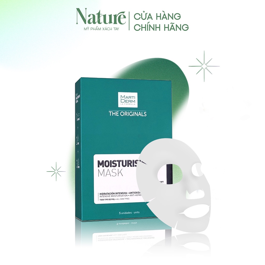 Mặt nạ MartiDerm The Originals Moisturising Mask siêu dưỡng ẩm phục hồi, chống lão hoá lẻ 1 miếng