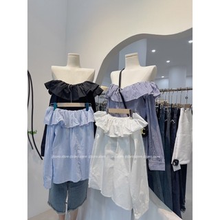Áo trễ vai 4 màu [HÌNH THẬT SHOP CHỤP]