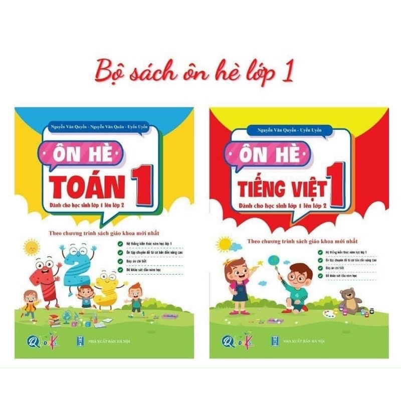 Sách - Ôn Hè Toán Và Tiếng Việt Lớp 1 - Dành Cho Học Sinh Lớp 1 Lên Lớp 2 MĐBOOK