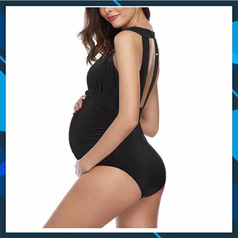 Bộ bơi liền bikini Cicini dành cho mẹ bầu đi biển mã L61