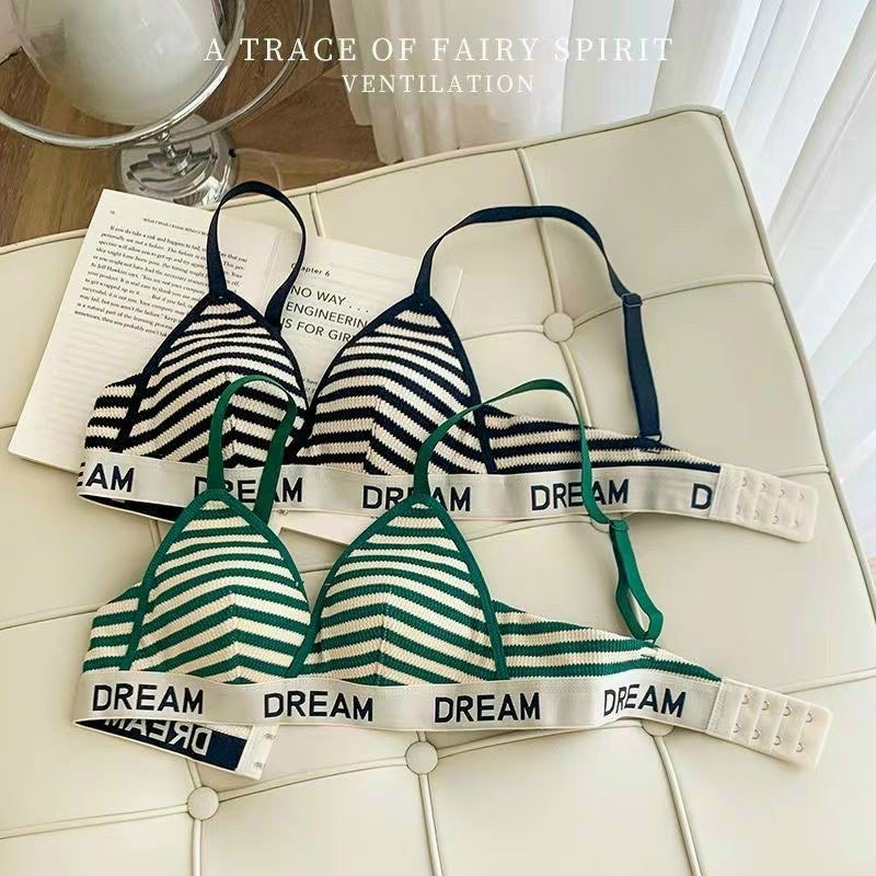 Set bộ đồ lót kẻ dream kèm mút đệm đẹp, cực hót và thời trang