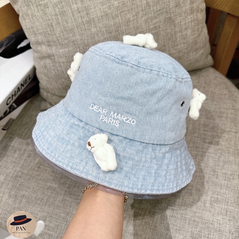 Mũ bucket nón tai bèo non vanh non tai beo DEAR MARZO trẻ trung,năng động,dễ mix đồ,freesize,unisex
