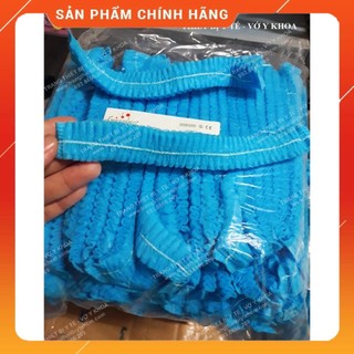Nón giấy y tế (nón con sâu) - bịch 100 cái