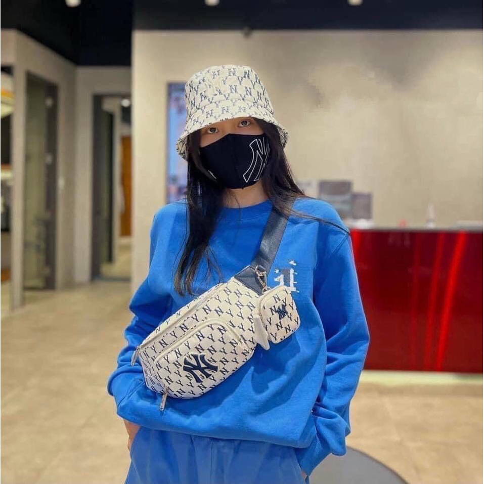 Túi Đeo Chéo Túi Bao Tử MLB NY Yankees Presbyopia Full Tag Mac thời trang nam nữ