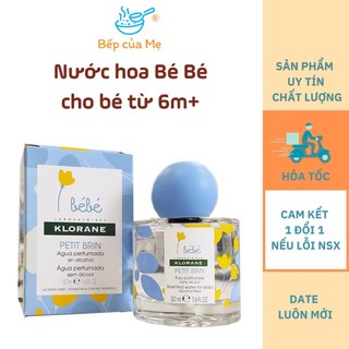 Nước hoa hữu cơ cho bé từ 6 tháng của Pháp, nước hoa Bé Bé, Shop Bếp Của Mẹ