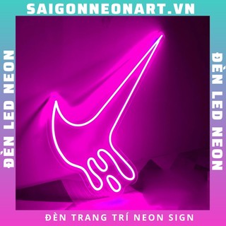 Nike neon sign | đèn led neon logo nike chảy nước trang trí phòng ngủ
